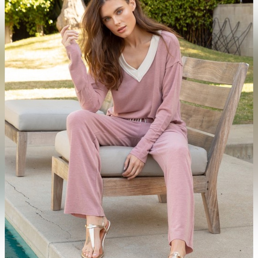 Women's Pink Loungewear Set